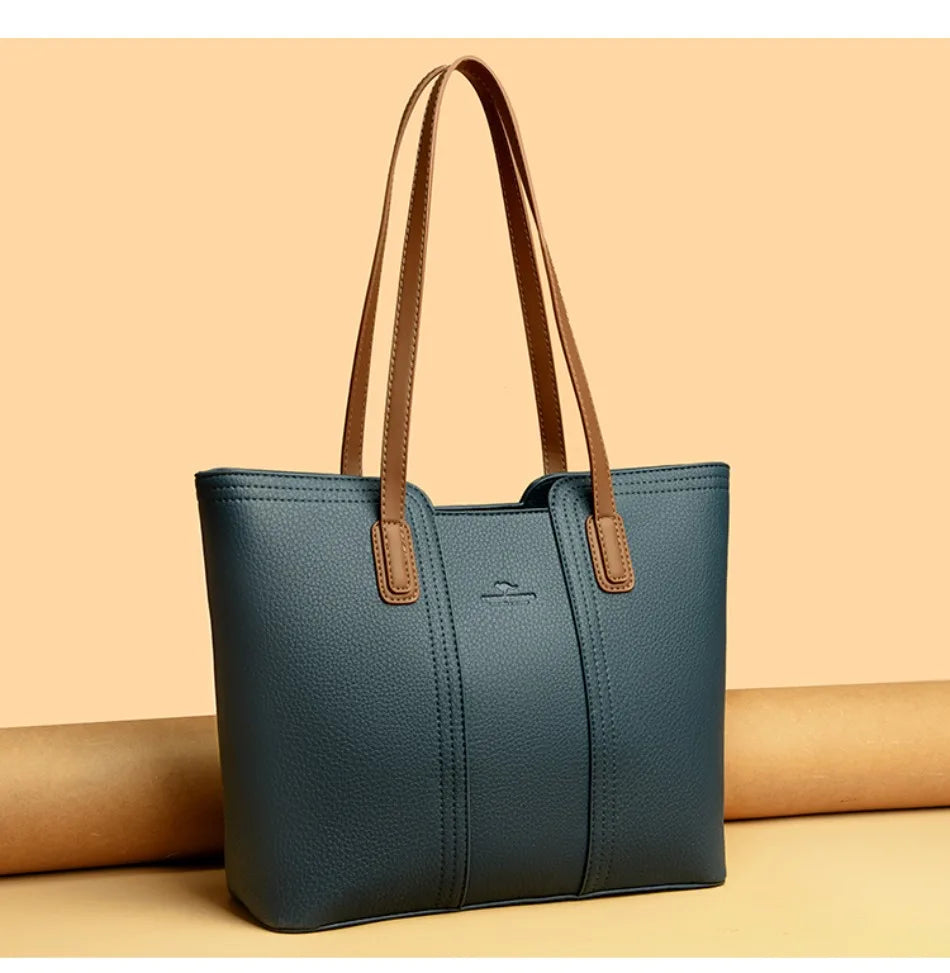 Genuine Brand Women Bags Designer High Quality Soft Leather Large Women 2024 Shoulder Bag Messenger Handbag Shopping Messenger