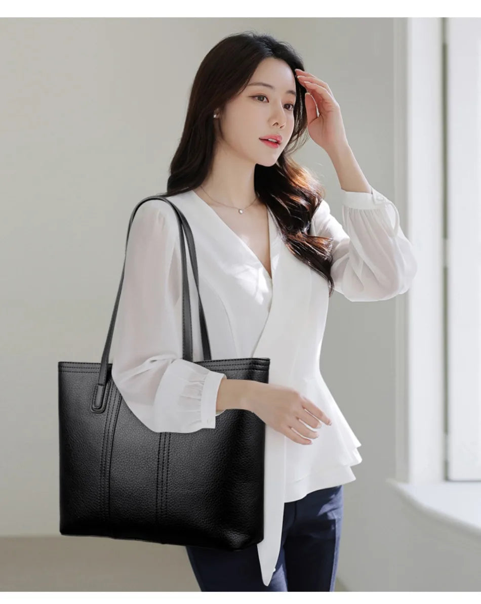 Genuine Brand Women Bags Designer High Quality Soft Leather Large Women 2024 Shoulder Bag Messenger Handbag Shopping Messenger