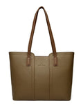 Solid Color Luxury Handbag Women Bags Designer HIgh Quality Leather Shoulder Bags for Women 2024 High Capacity Shopping Tote Bag
