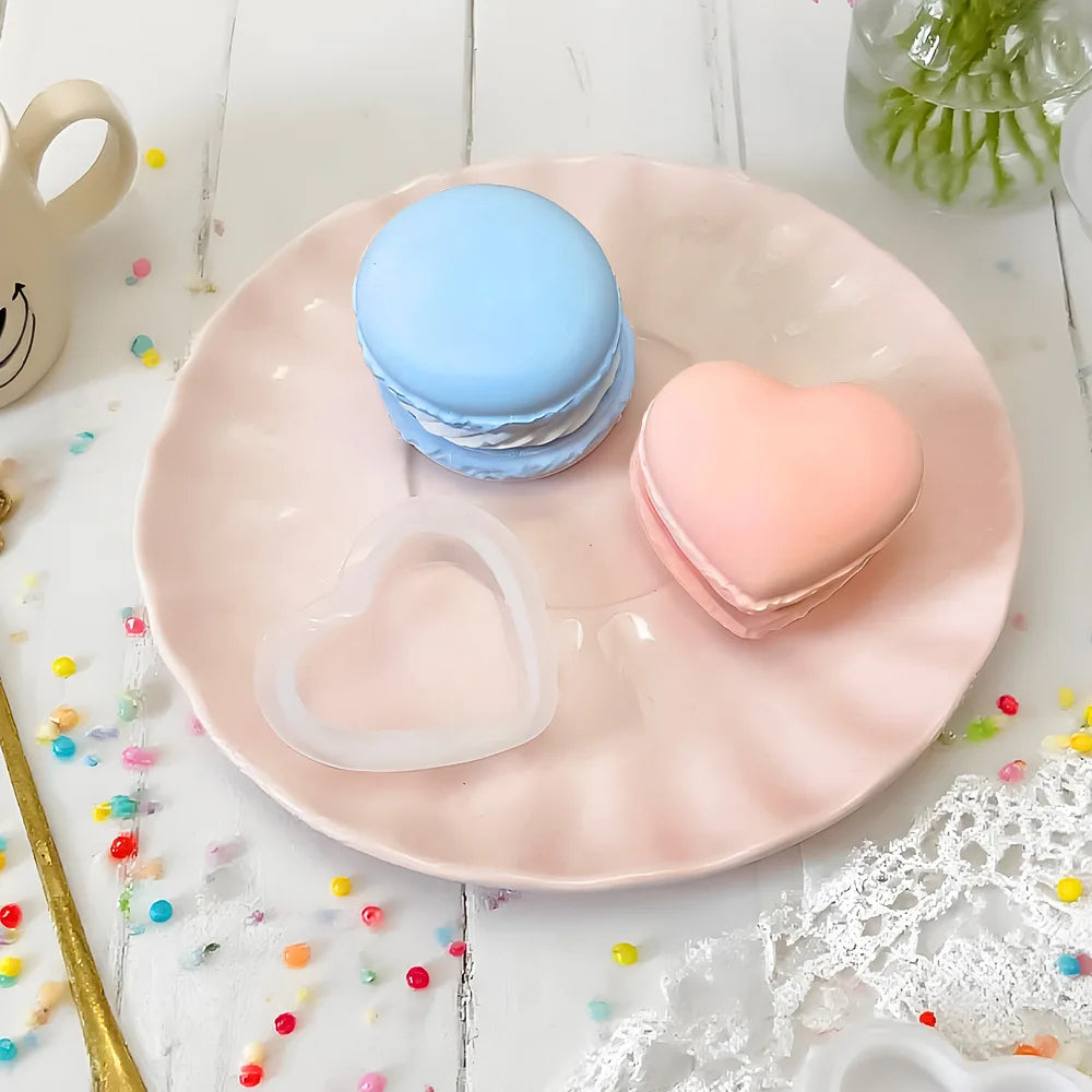 Macaron 3D Silicon Mold for Candle Soap Making Fondant Cake Molds Chocolate Candy Dessert Decor DIY Art Crafts Baking Mould Tool