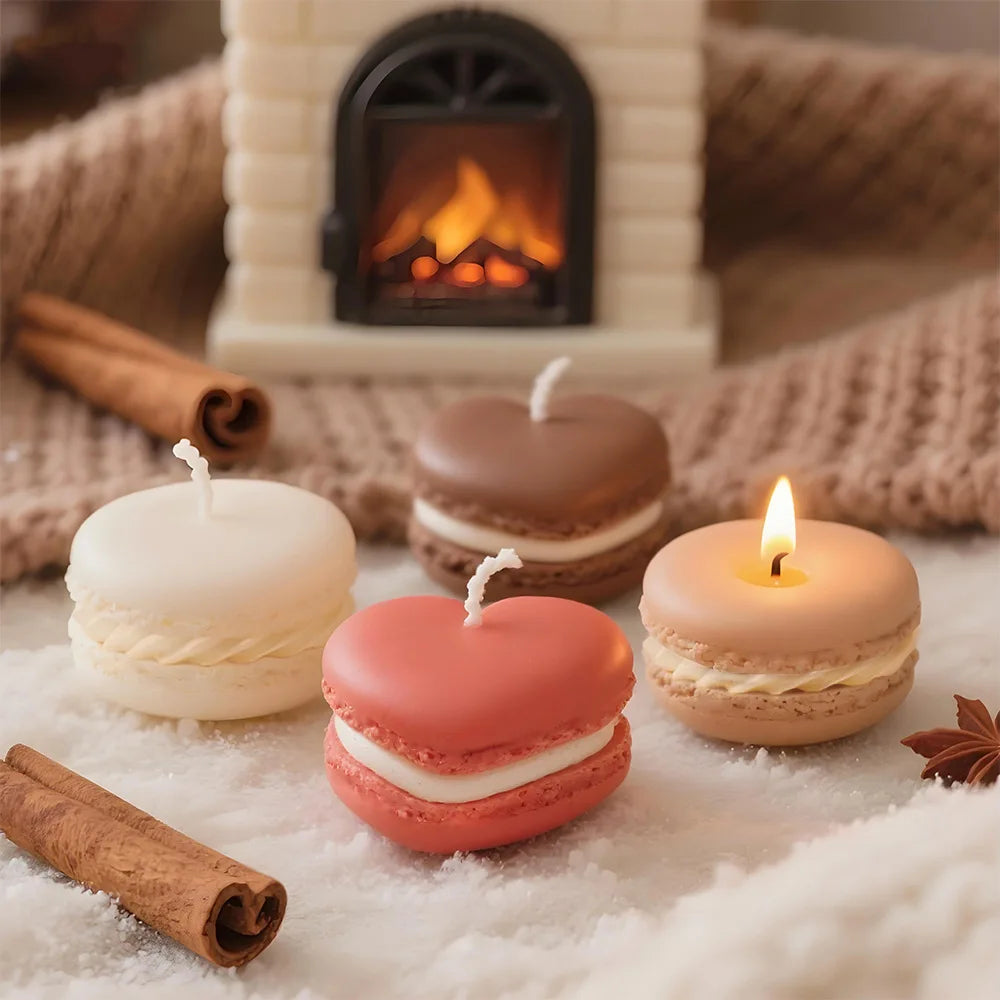 Macaron 3D Silicon Mold for Candle Soap Making Fondant Cake Molds Chocolate Candy Dessert Decor DIY Art Crafts Baking Mould Tool