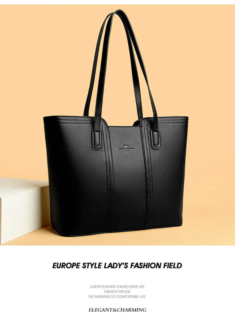Genuine Brand Women Bags Designer High Quality Soft Leather Large Women 2024 Shoulder Bag Messenger Handbag Shopping Messenger
